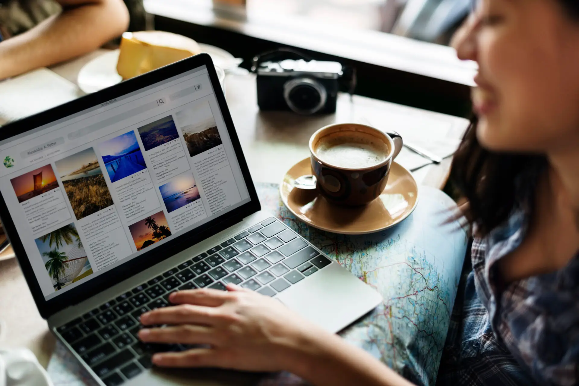 women working laptop ( web designing)